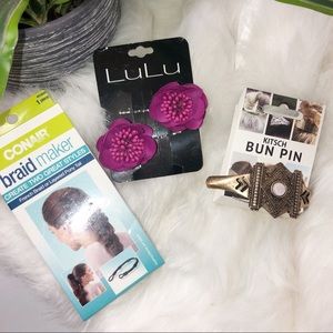 3/$25 NEW. hair kit bundle of 3